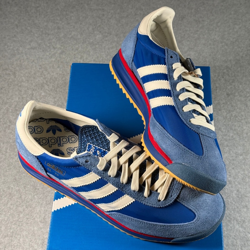 Adidas SL 72 RS Blue White Men's 11 Retro Classic Sneakers NIB - Picture 1 of 8